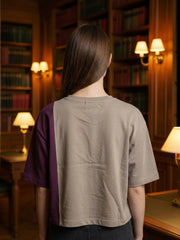 PRIMIUM CROP TSHIRT WITH DROP SHOLDER