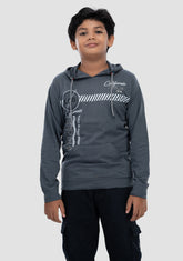 Kids Premium Hoodie - Grey Colour