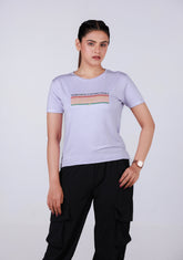 Short-Length T-Shirt - Light Lavander