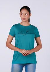 Ladies Regular T-Shirt - Teal Blue