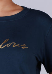 Ladies Regular T-Shirt - Navy Blue
