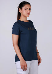 Ladies Regular T-Shirt - Navy Blue
