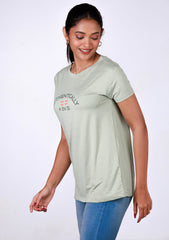 Ladies Regular T-Shirt - Pista Green