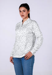 Ladies Kurthi Top - Silver