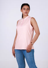 Ladies Sleeveless Top - Pink