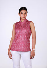 Ladies Sleeveless Top - Pink