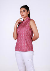 Ladies Sleeveless Top - Pink