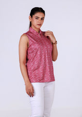 Ladies Sleeveless Top - Pink