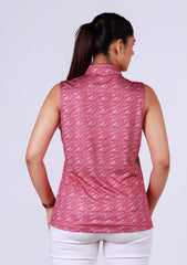 Ladies Sleeveless Top - Pink