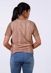 Short-Length T-Shirt - Printed