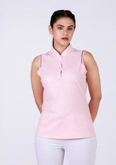 Ladies Sleeveless Top - Beige