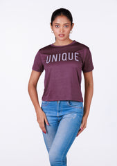 Short-Length Cotton T-Shirt