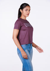 Short-Length Cotton T-Shirt