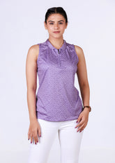 Ladies Sleeveless Top - Light Lavender