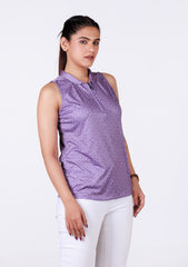 Ladies Sleeveless Top - Light Lavender