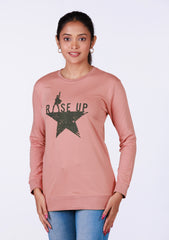 Ladies Long Sleeve Top - Pink