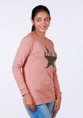 Ladies Long Sleeve Top - Pink
