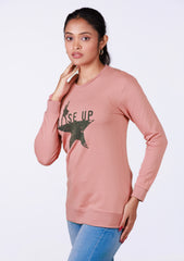 Ladies Long Sleeve Top - Pink