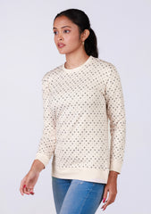 Ladies Long Sleeve Top - Beige