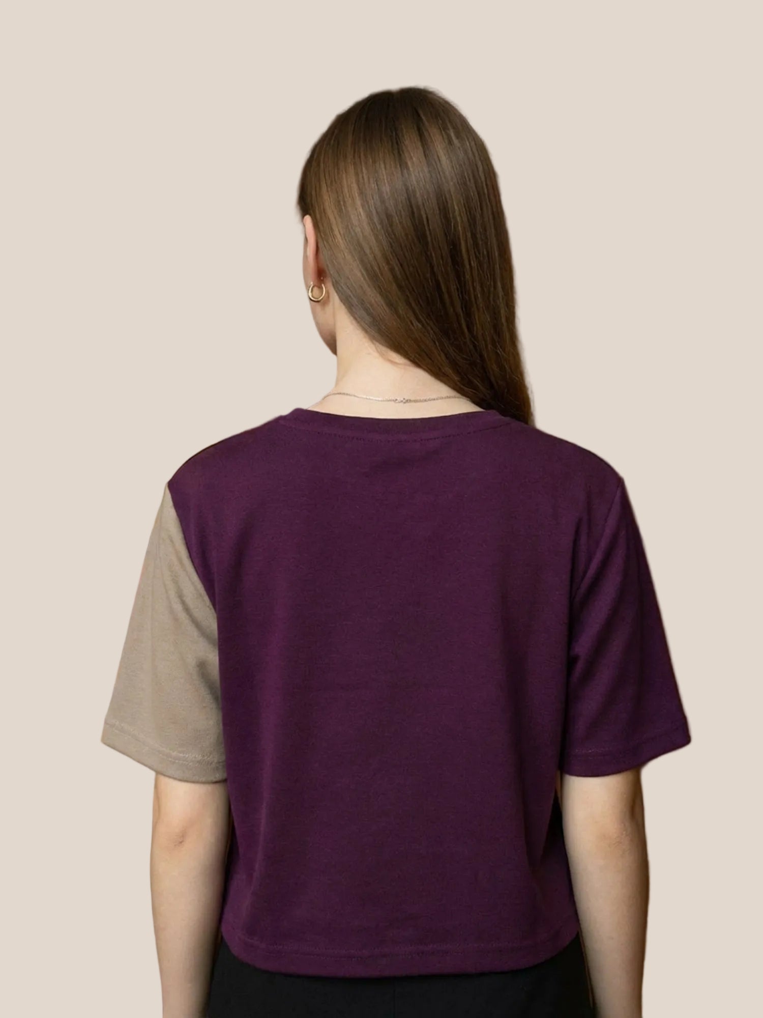 PRIMIUM CROP TSHIRT WITH DROP SHOLDER