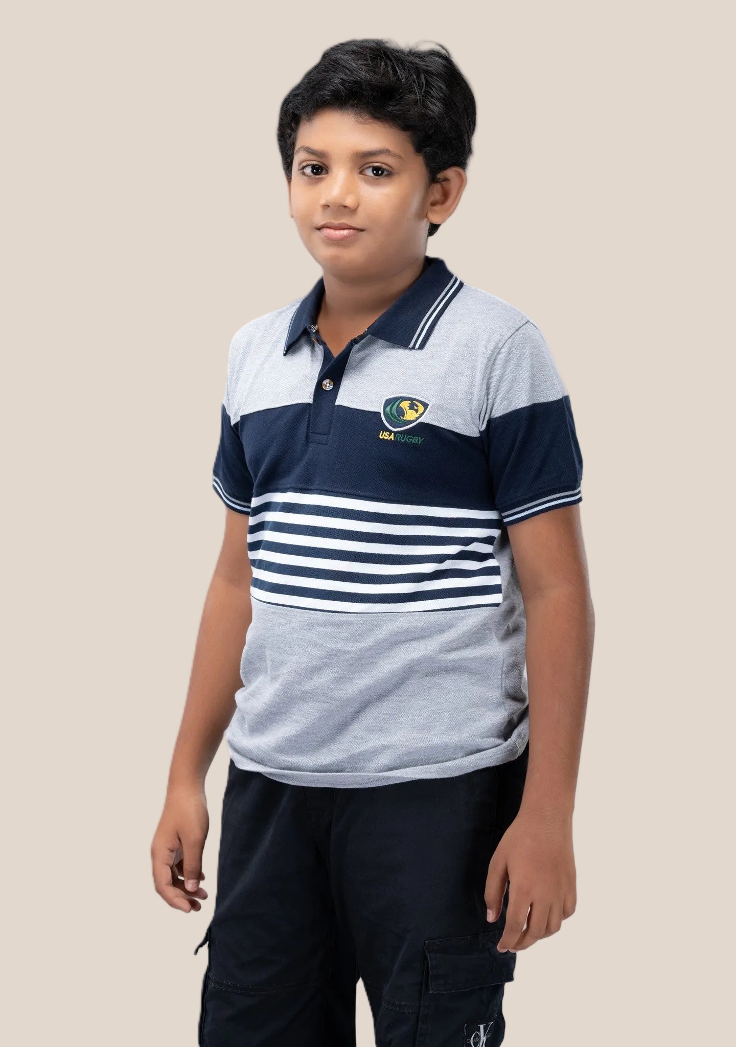 COLLAR BOYS TSHIRT