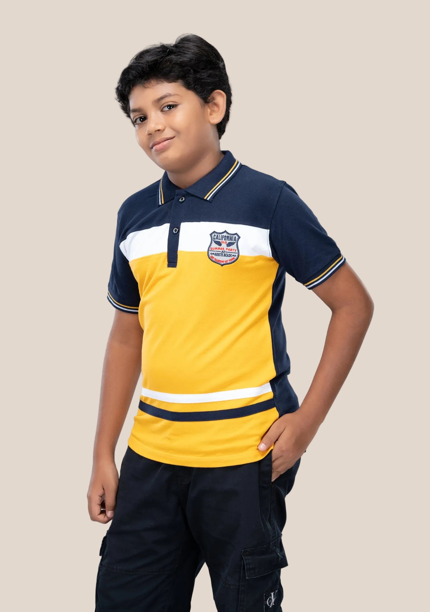 COLLAR BOYS TSHIRT