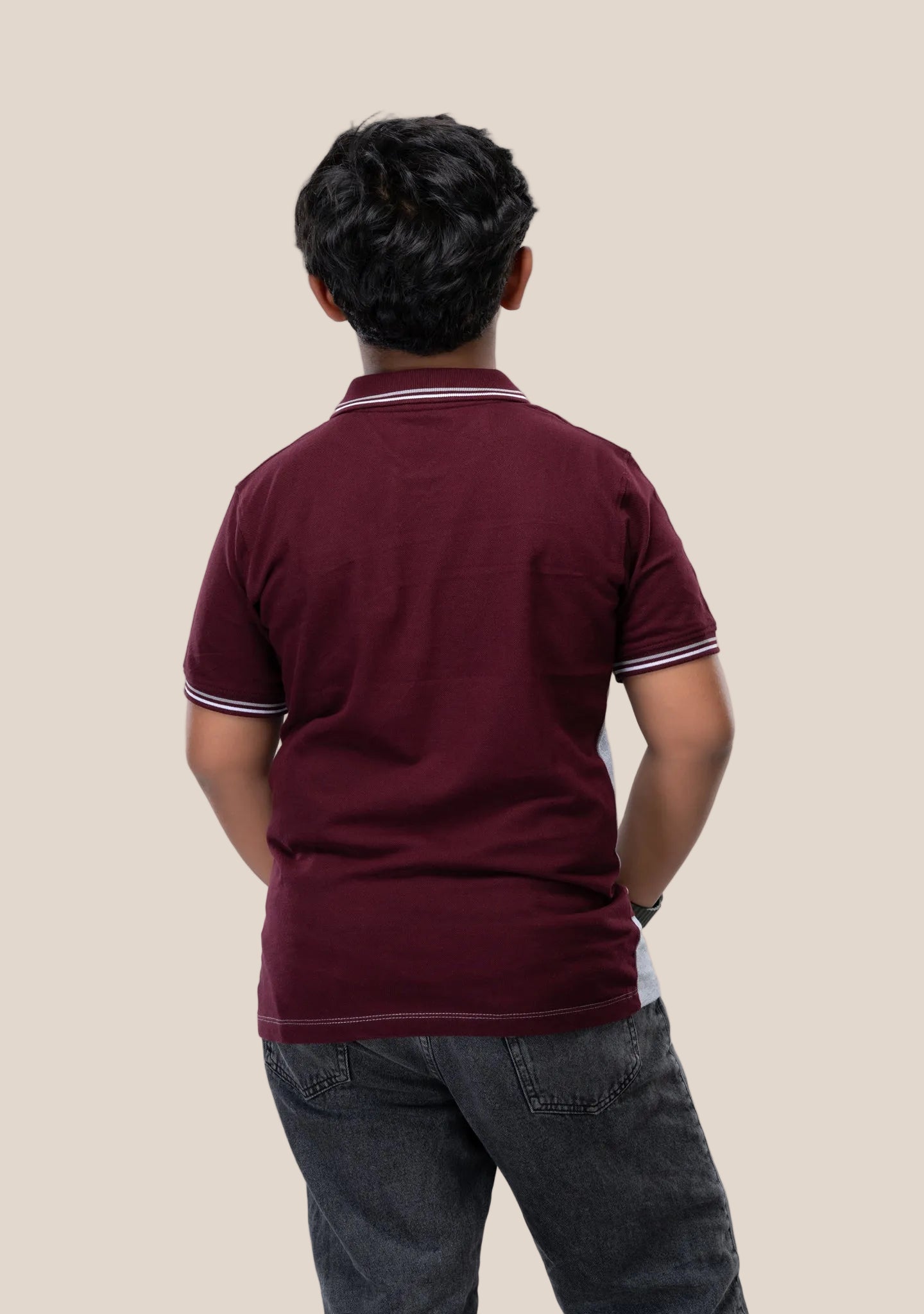 COLLAR BOYS TSHIRT