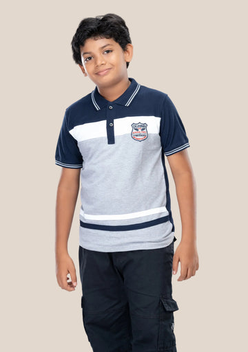 COLLAR BOYS TSHIRT