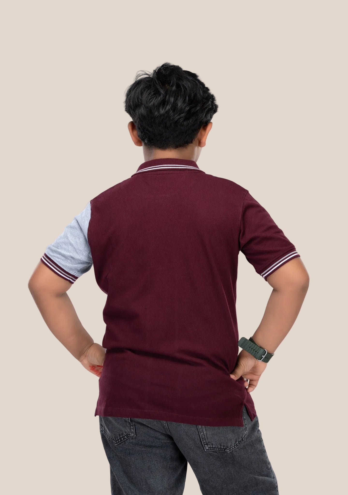 COLLAR BOYS TSHIRT