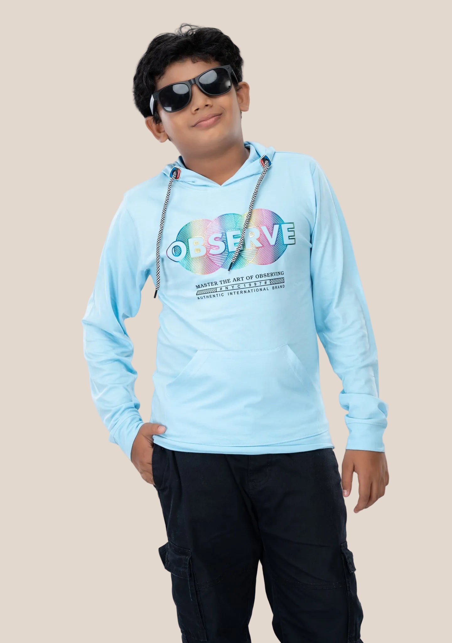 Kids Premium Hoodie - Grey Colour