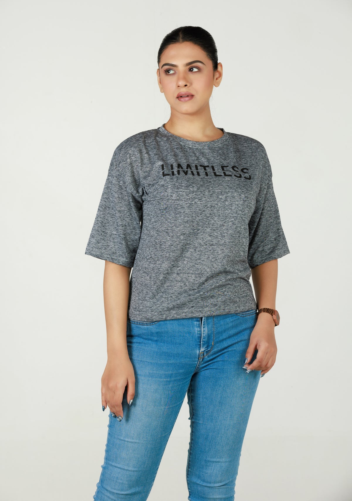 Ladies Drop Shoulder T Shirt - Milenge