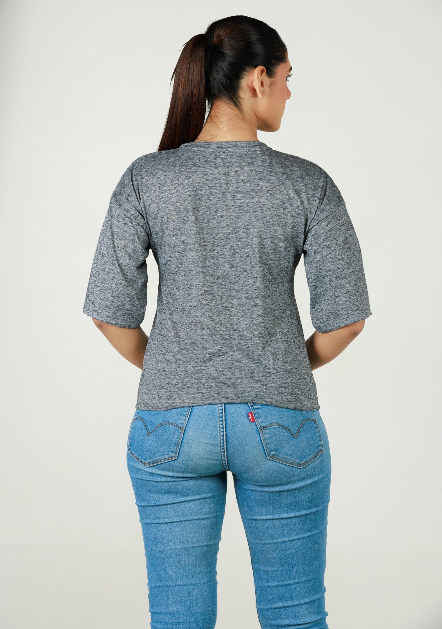 Ladies Drop Shoulder T Shirt - Milenge