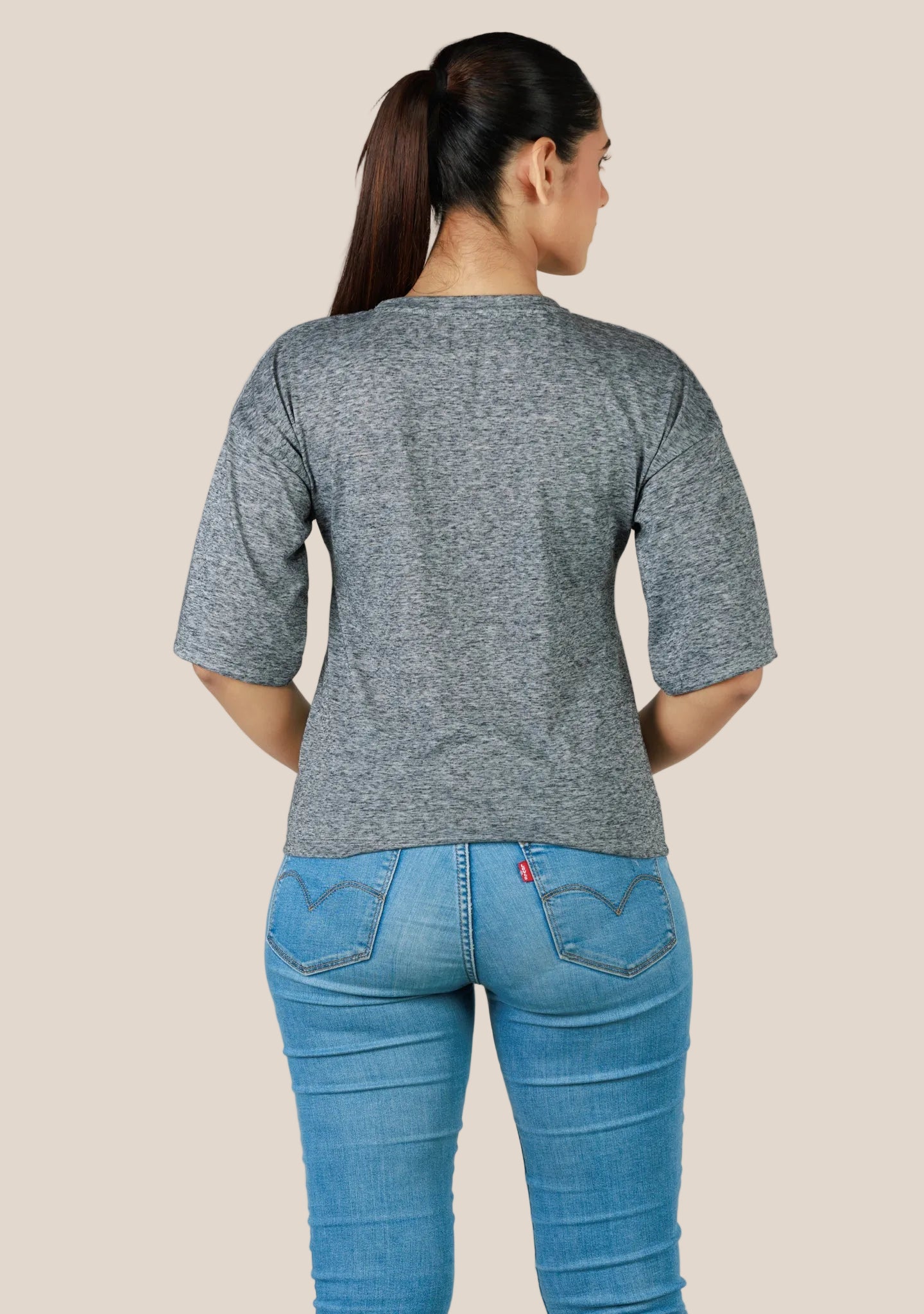 Ladies Drop Shoulder T Shirt - Milenge