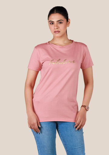 Ladies Regular T-Shirt - Pink