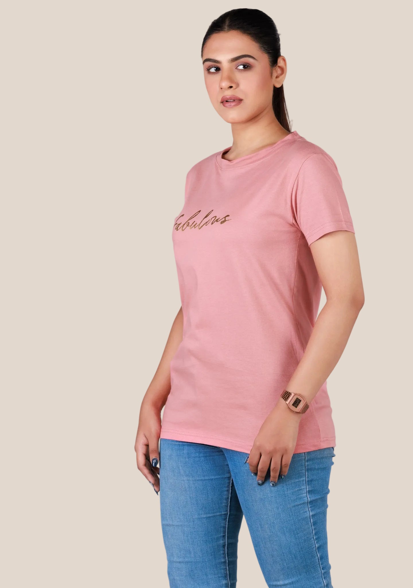 Ladies Regular T-Shirt - Pink
