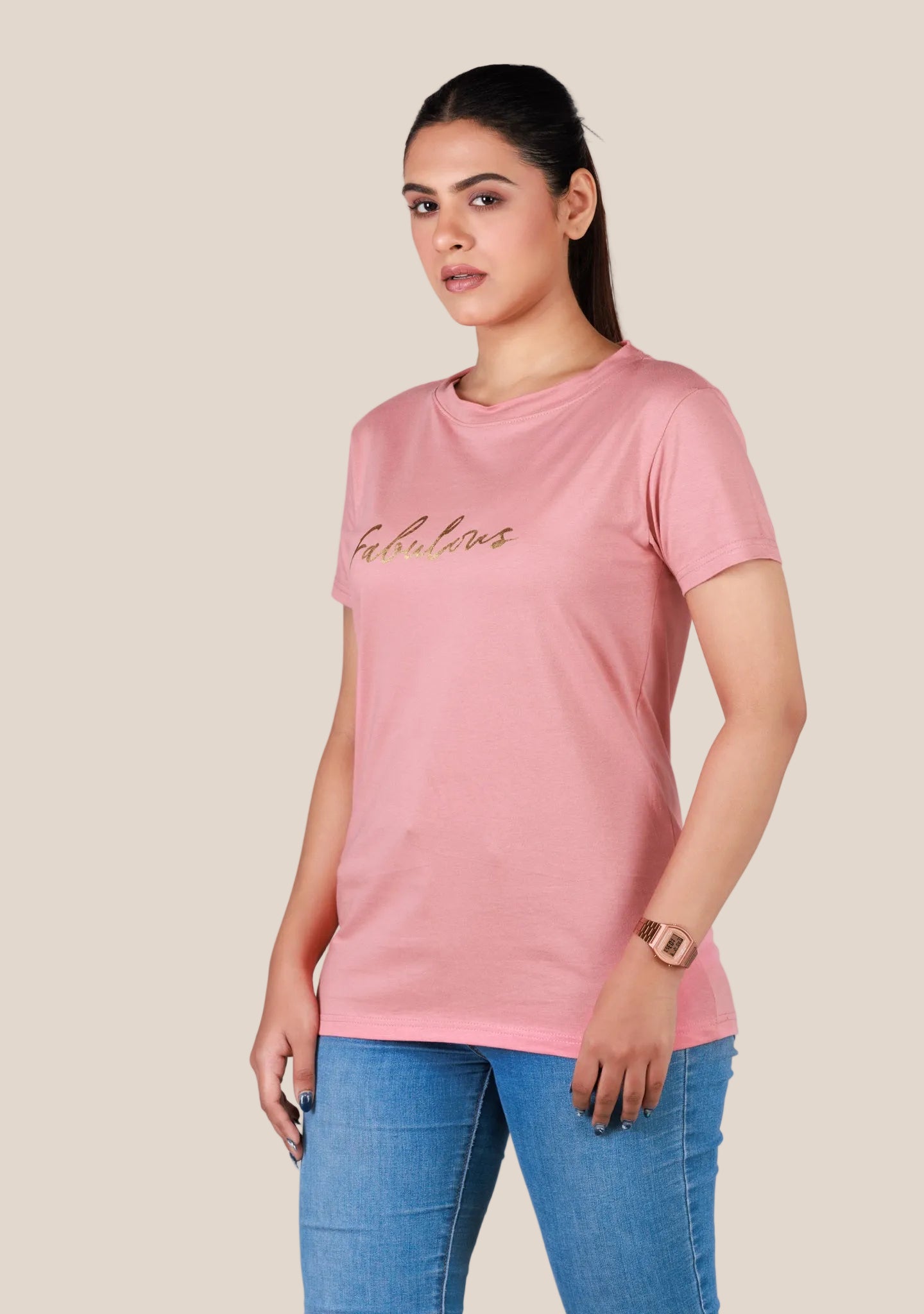Ladies Regular T-Shirt - Pink