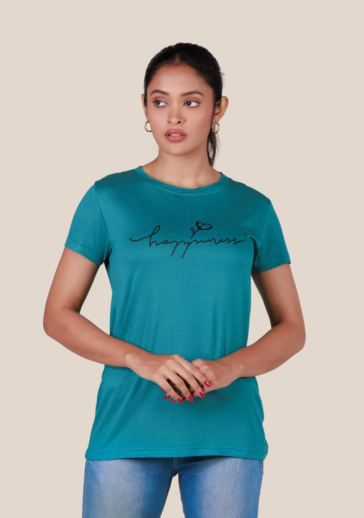 Ladies Regular T-Shirt - Teal Blue