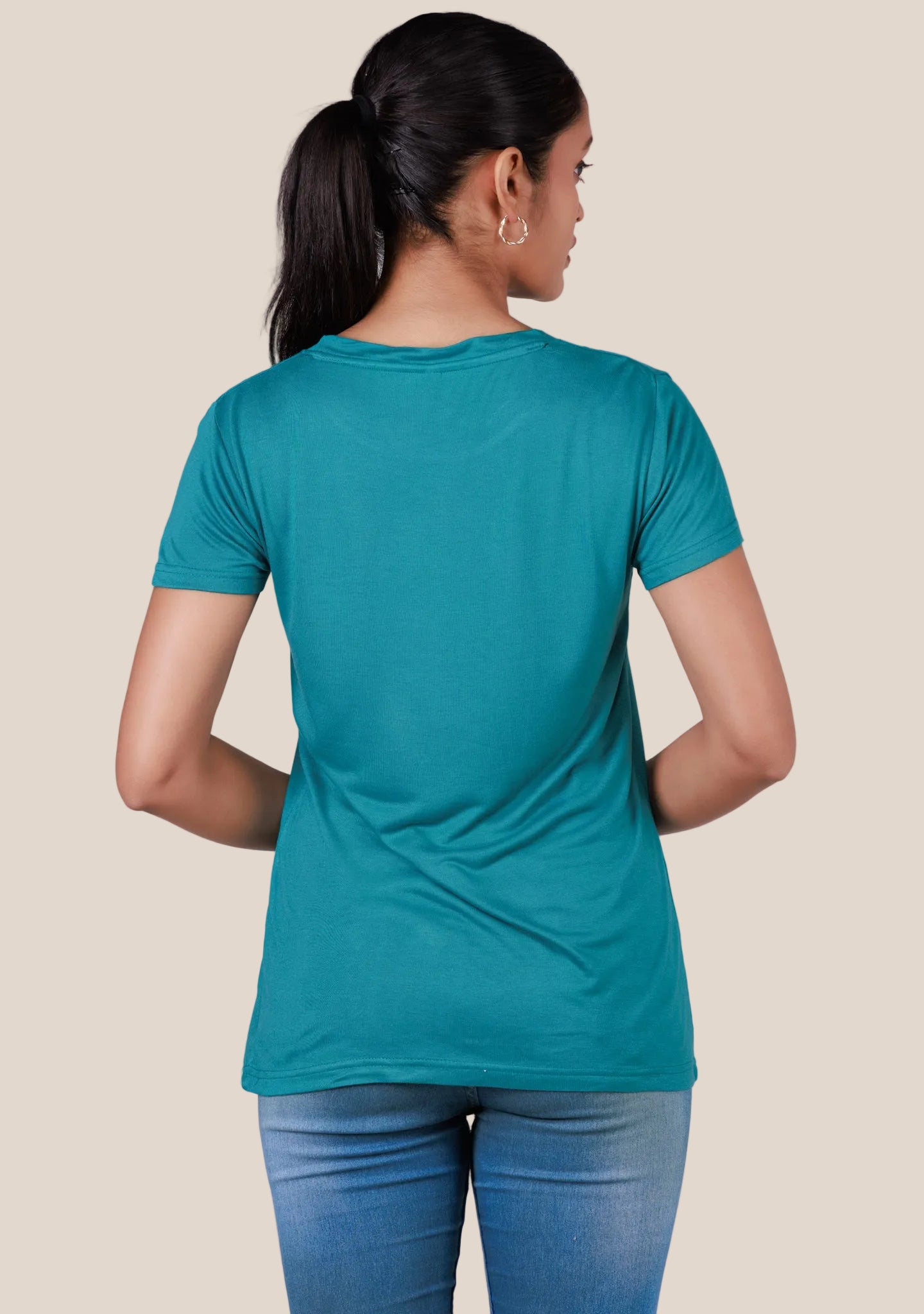 Ladies Regular T-Shirt - Teal Blue