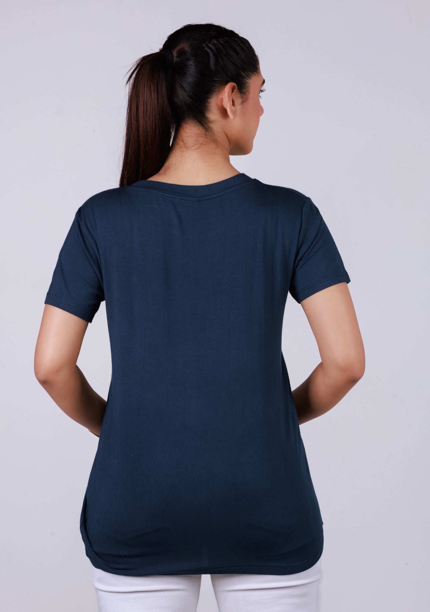Ladies Regular T-Shirt - Navy Blue