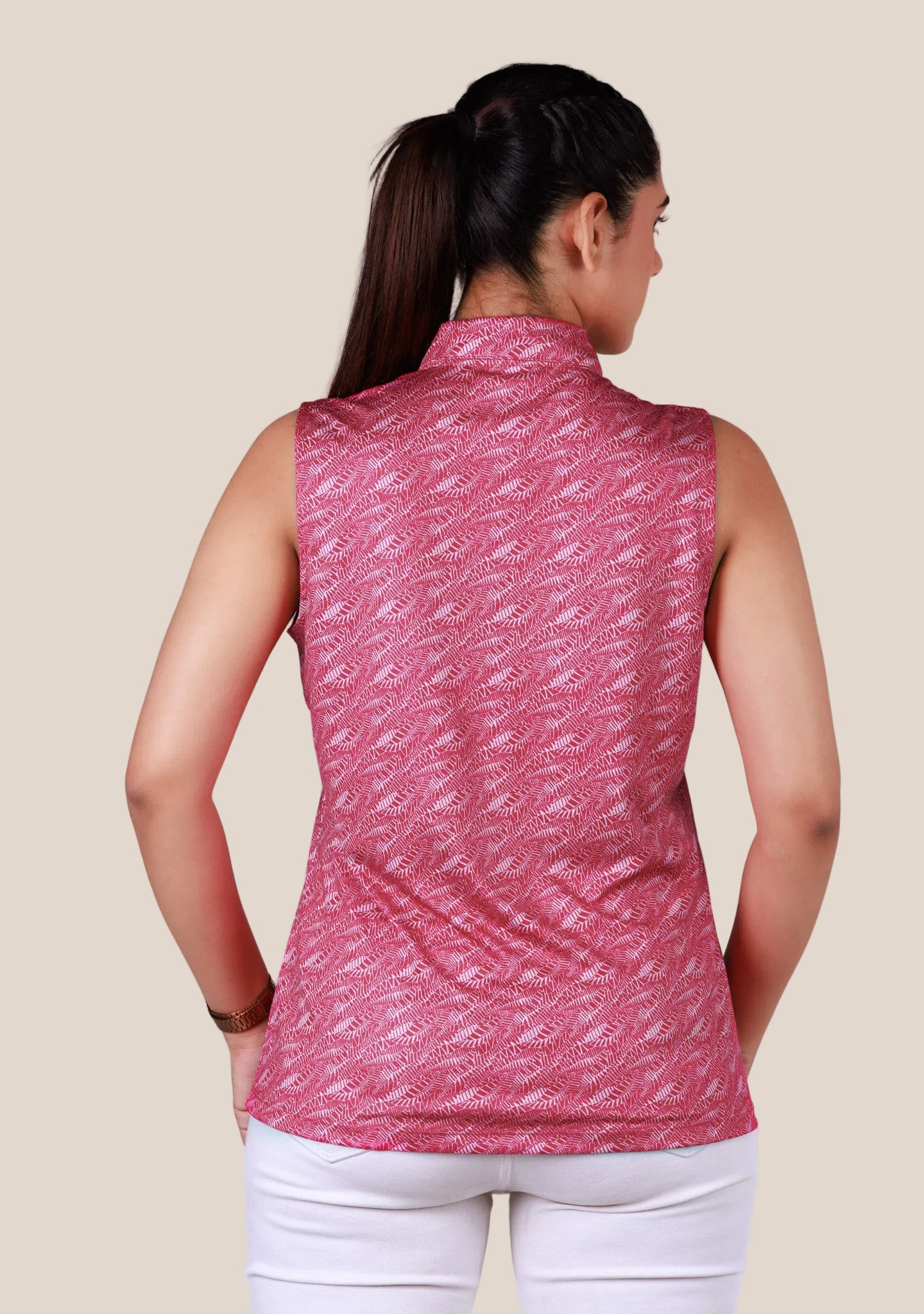 Ladies Sleeveless Top - Pink