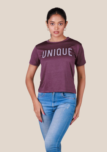 Short-Length Cotton T-Shirt