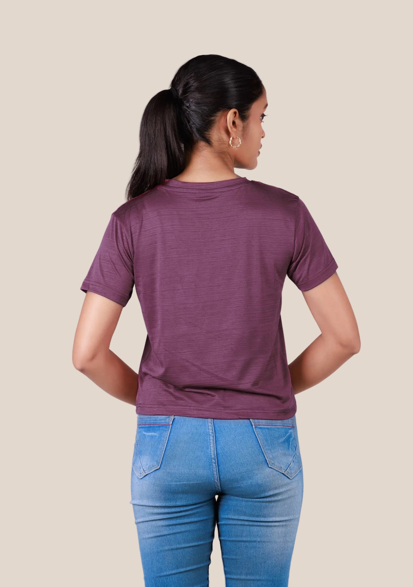 Short-Length Cotton T-Shirt