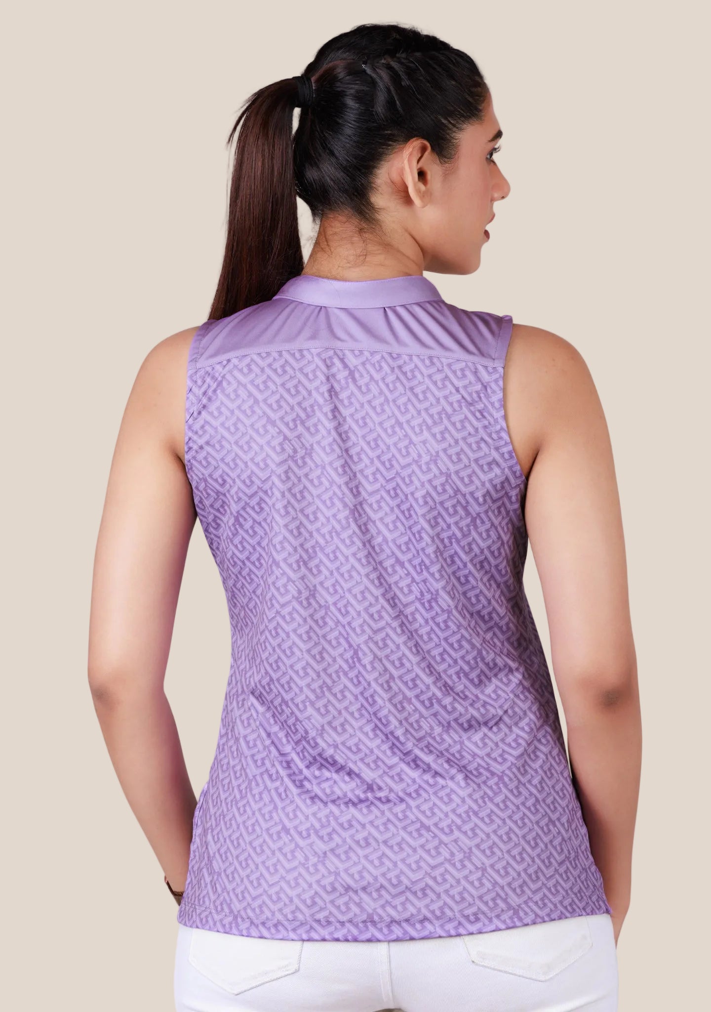 Ladies Sleeveless Top - Light Lavender