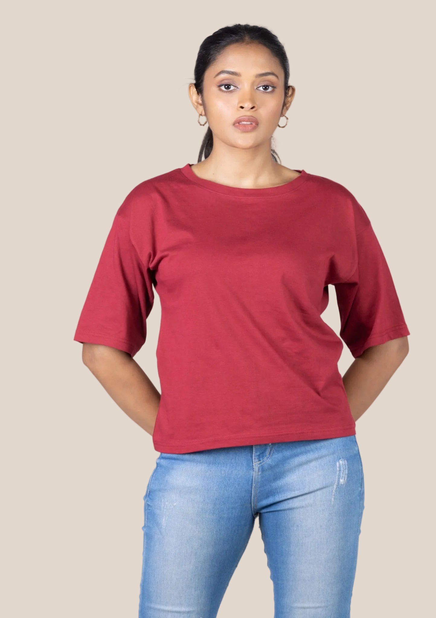 PRIMIUM BACK PRINT ROUND NECK T SHIRT