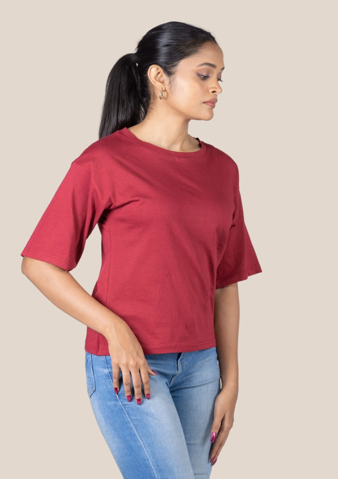 PRIMIUM BACK PRINT ROUND NECK T SHIRT
