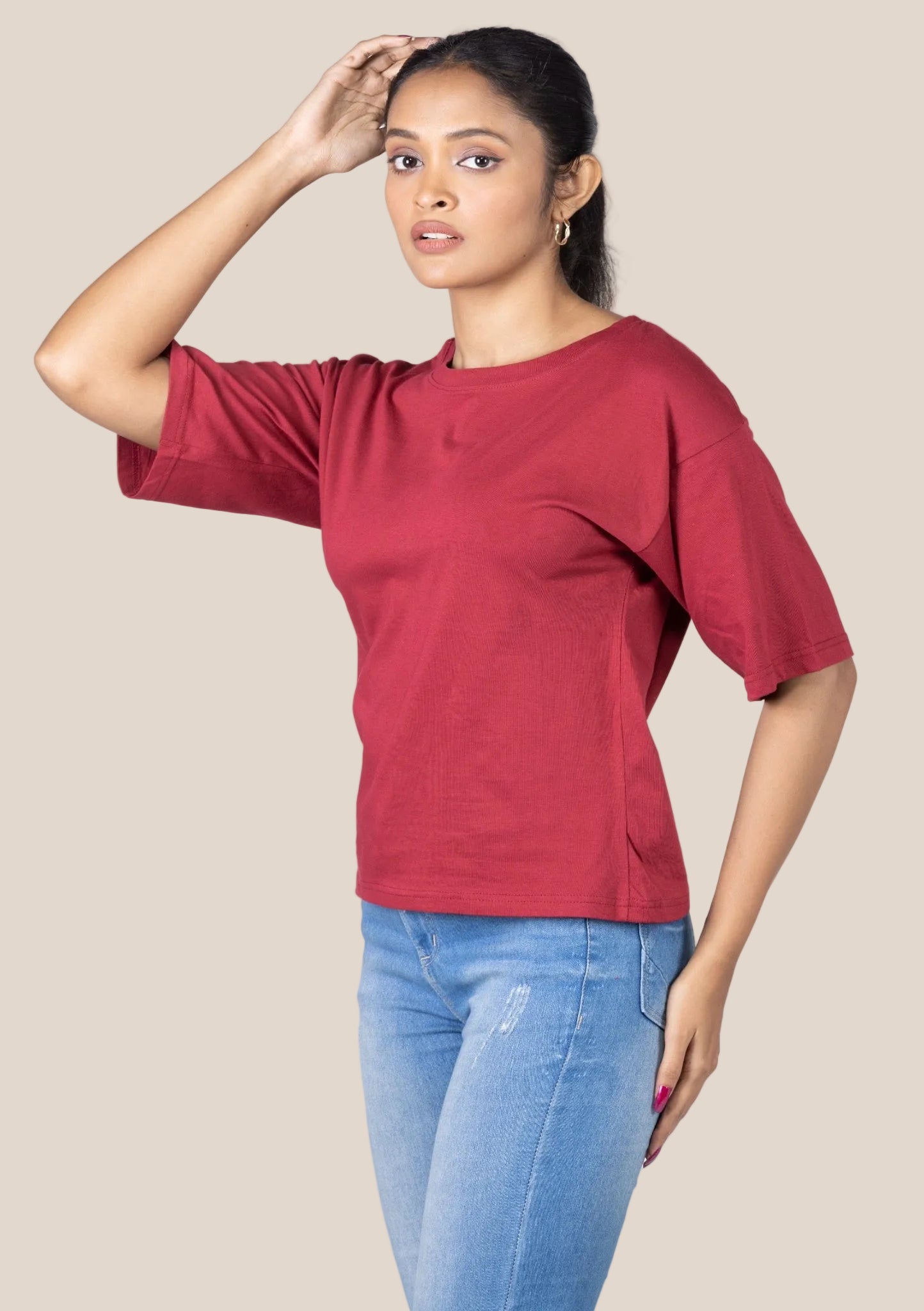 PRIMIUM BACK PRINT ROUND NECK T SHIRT