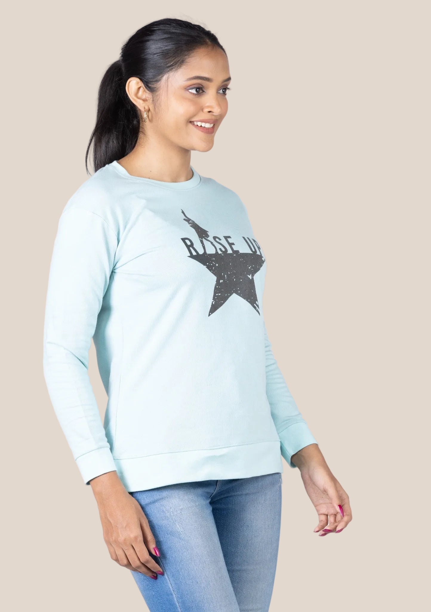 RISE UP PRIMIUM  FULL HAND T SHIRT