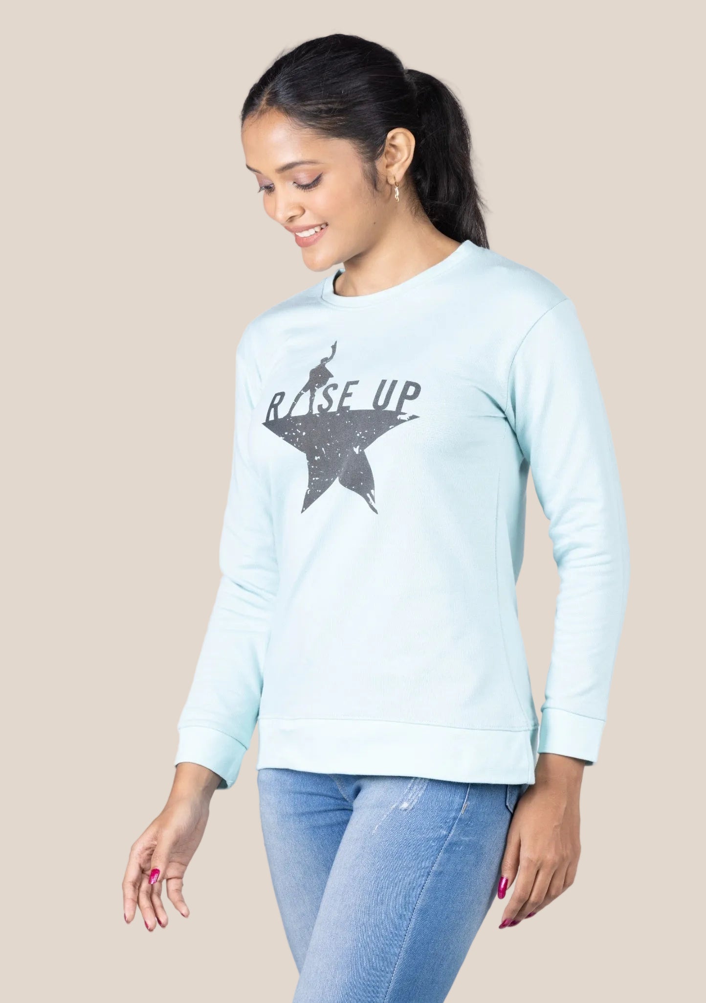 RISE UP PRIMIUM  FULL HAND T SHIRT