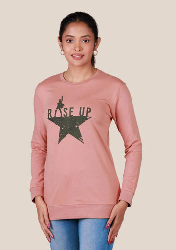 Ladies Long Sleeve Top - Pink