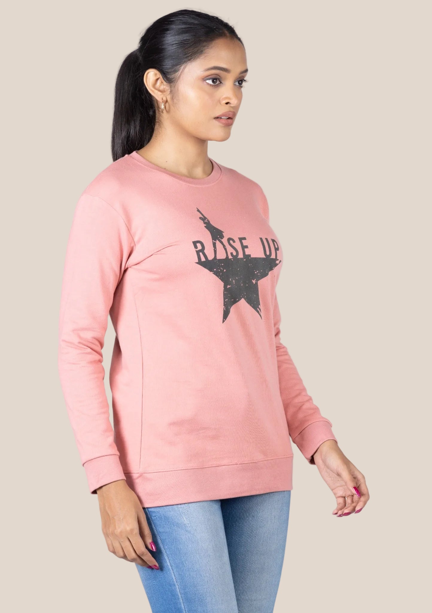 RISE UP PRIMIUM  FULL HAND T SHIRT